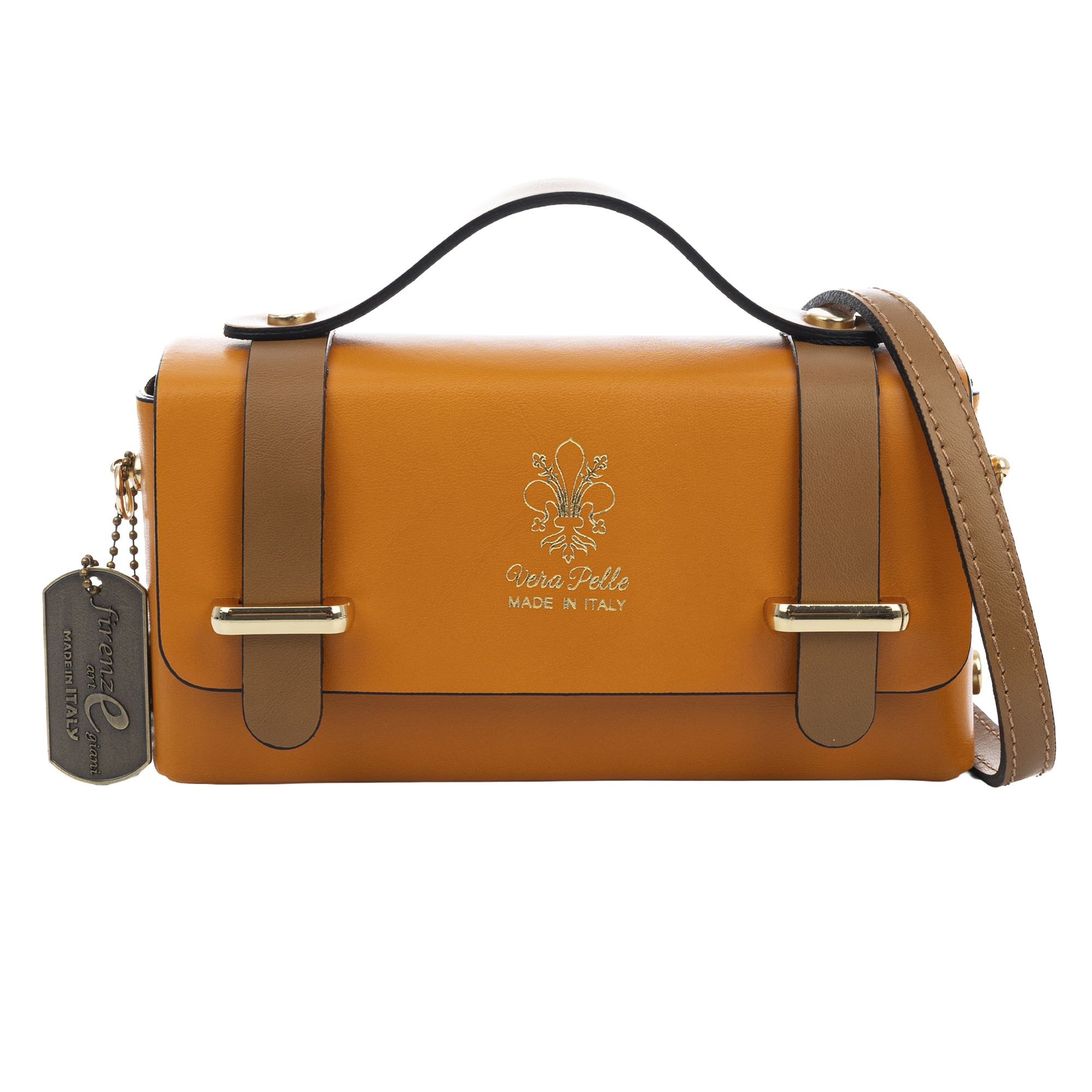 Bellante Bolso bandolera Mujer.Piel auténtica Ruga