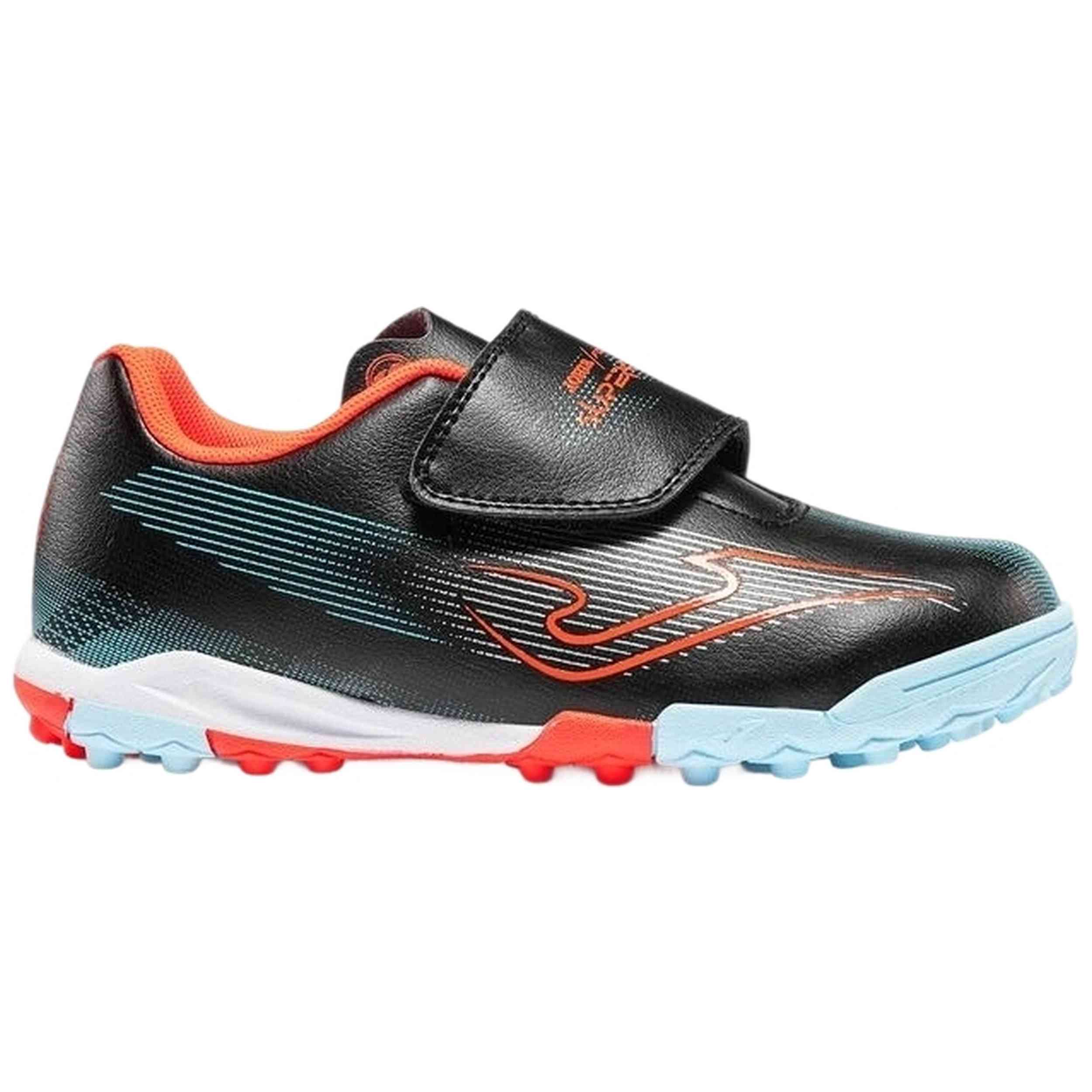 Botas Joma modelo Supercopa Jr 2631 Negro Turf en color Negro