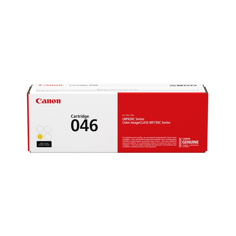 Canon - 046 cartucho de tóner 1 pieza(s) Original Amarillo 1247C002