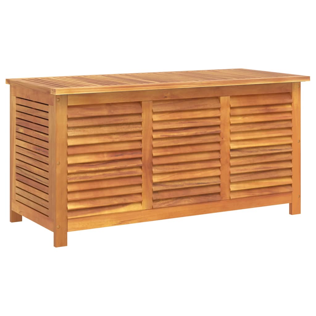 vidaXL Caja de almacenaje de jardín madera maciza acacia en dimensiones 60x50x56 cm/90x50x56 cm/113x50x56 cm