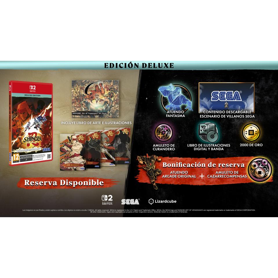 Shinobi Art of Vengeance Deluxe Edition - Nintendo Switch 2 - Nuevo Precintado - PAL España