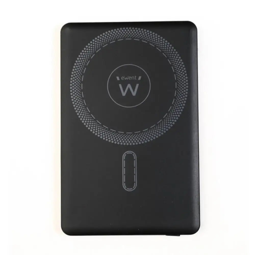 Ewent - Power Bank UltraSlim EW1160 de 5000mAh con carga rápida MagSafe y Power Delivery 22.5W USB-C, diseño ultradelgado de 8.5 mm y 109 g para iPhone y dispositivos compatibles