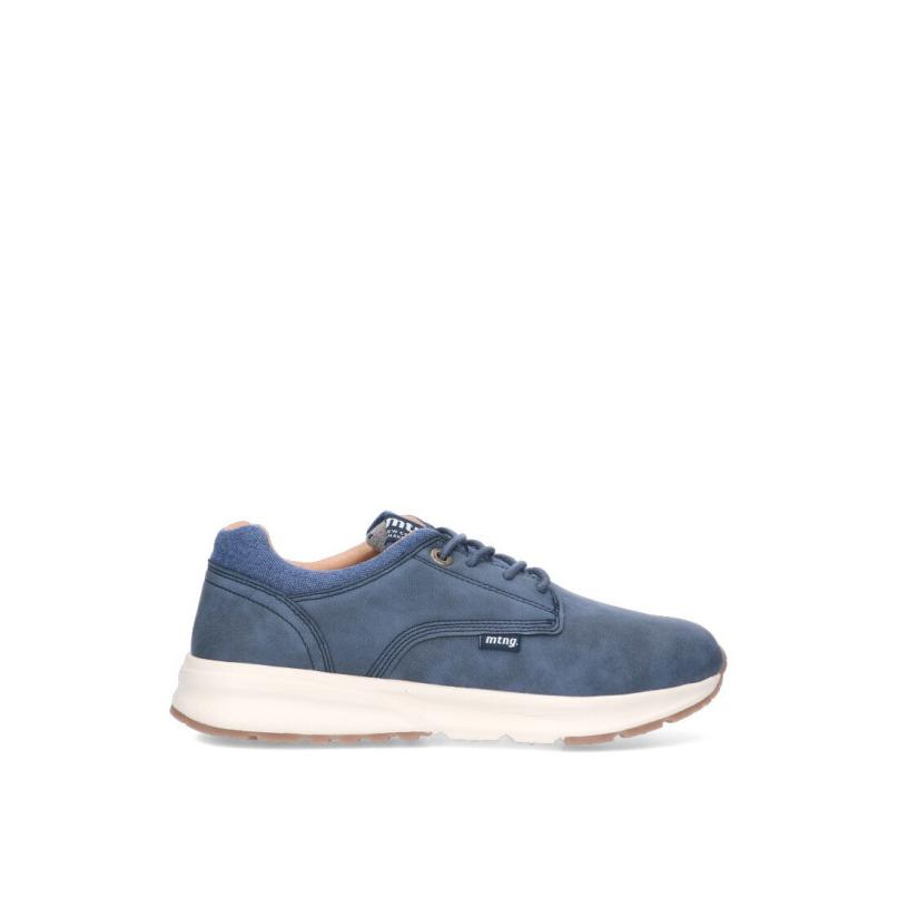 Zapatillas Casual Mustang - Hombre - Suela Plana - Modelo 84042 - Color Marino