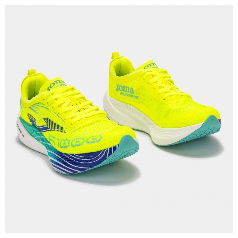 Zapatilla Joma R-1000 2609 Amarillo Flúor Rr100s2609 Hombre Running Competición
