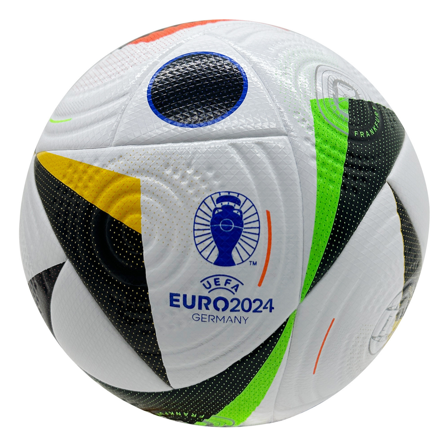 Balón de fútbol de la Eurocopa talla 5, profesional para partidos y entrenamiento de adultos. Balón de PU pegado con adhesivo.
