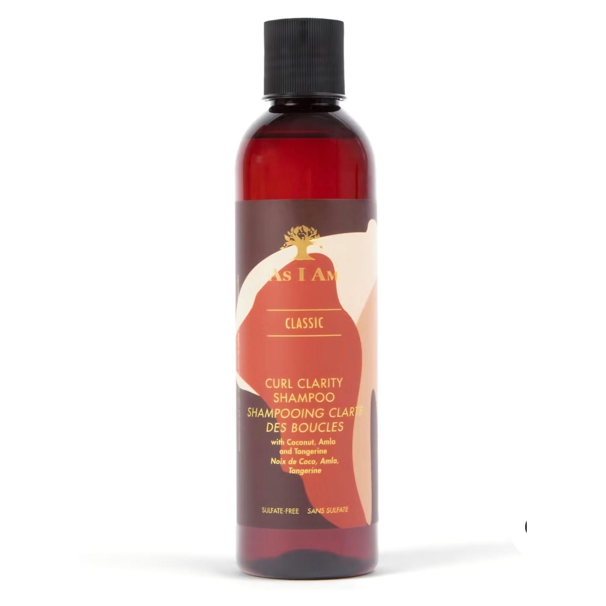 As I Am Curl Clarity Shampoo 237ml – As I Am Shampoo Sin Sulfatos Coconut Amla Tangerine Clarifying Shampoo Cabello Rizado Limpieza Profunda