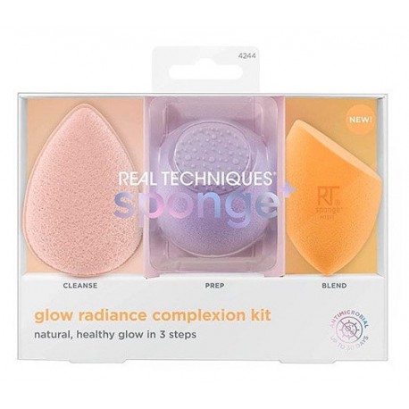 REAL TECHNIQUES GLOW RADIANCE KIT ESPONJAS