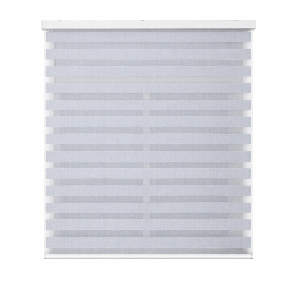 Estor Noche y Día Enrollable, Cortina Enrollable Tejido 100% Poliéster con Caja Superior Decorativa, Regulación de Luz y Privacidad, Fácil Instalación, Disponible en varios medidas y colores.