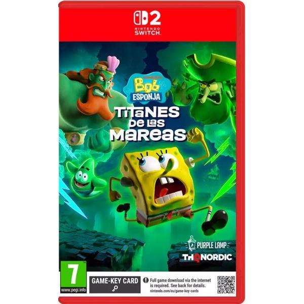 Nintendo Switch 2 Bob Esponja: Titanes de las mareas (Game Key Card)