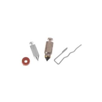 CA Kit de reparación de carburador S-giant con kit de asiento y válvula de flotador compatible con 391071 394681 299096.
