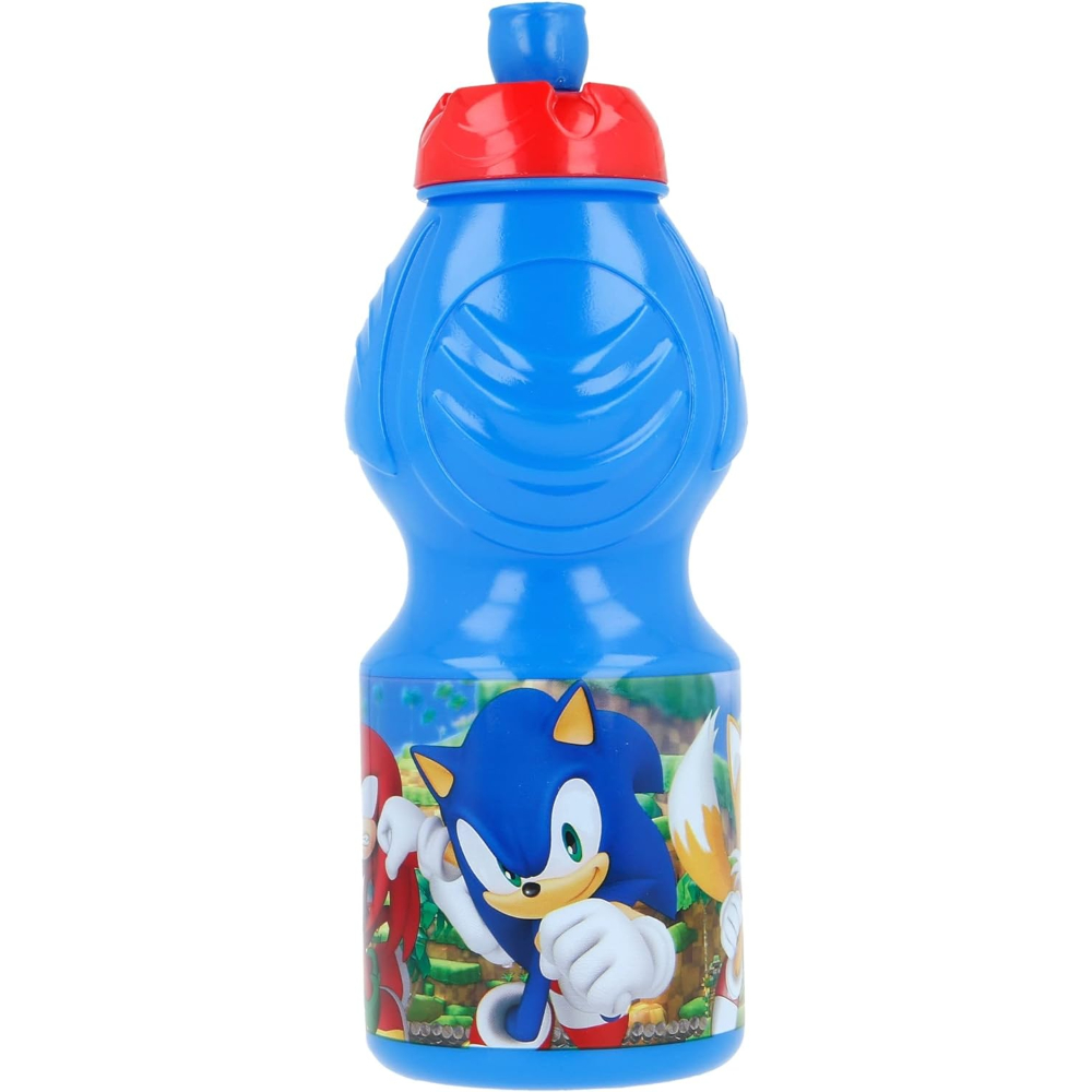Sonic Stor Botella Deportiva 400 ML Azul Estampada
