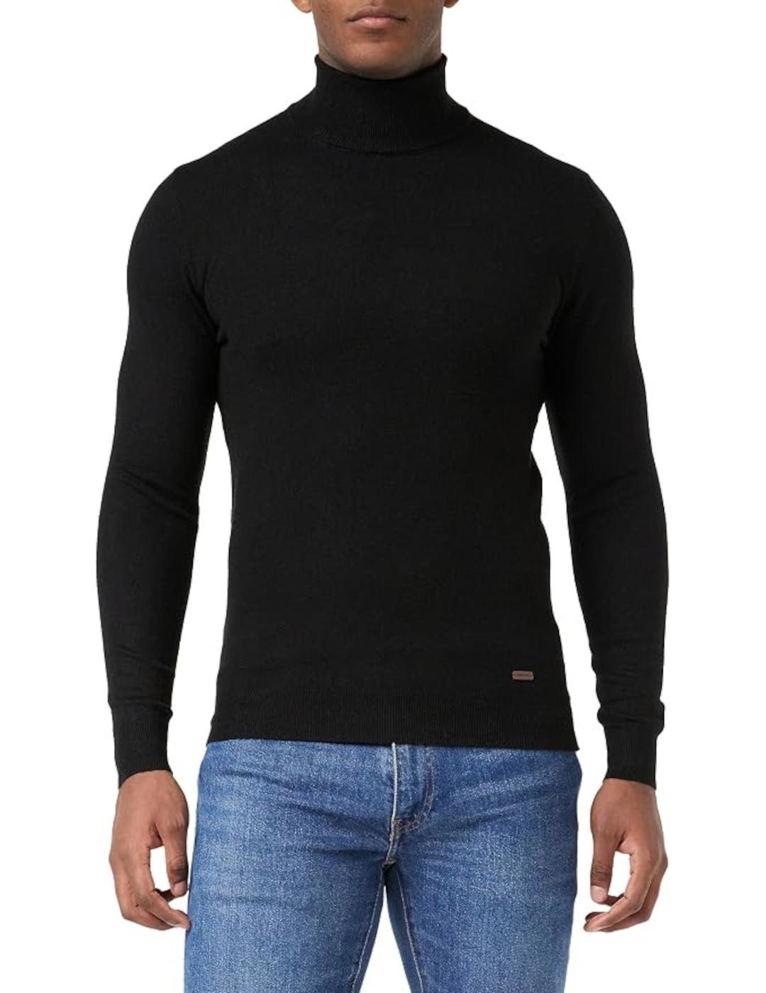 GIANNI LUPO JERSEY CUELLO ALTO NEGRO