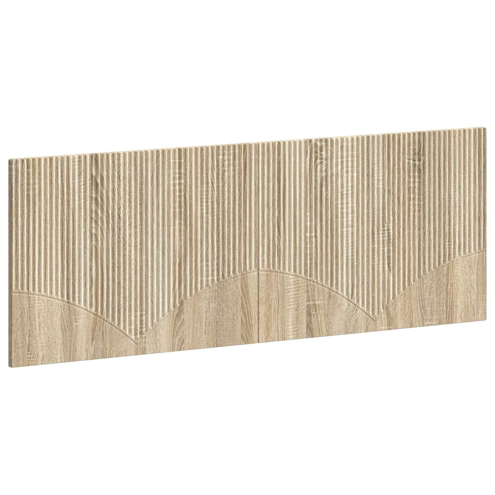 vidaXL Cabecero montada en la pared HOORN Madera de ingeniería 140 x 3 x 50 cm Multicolor