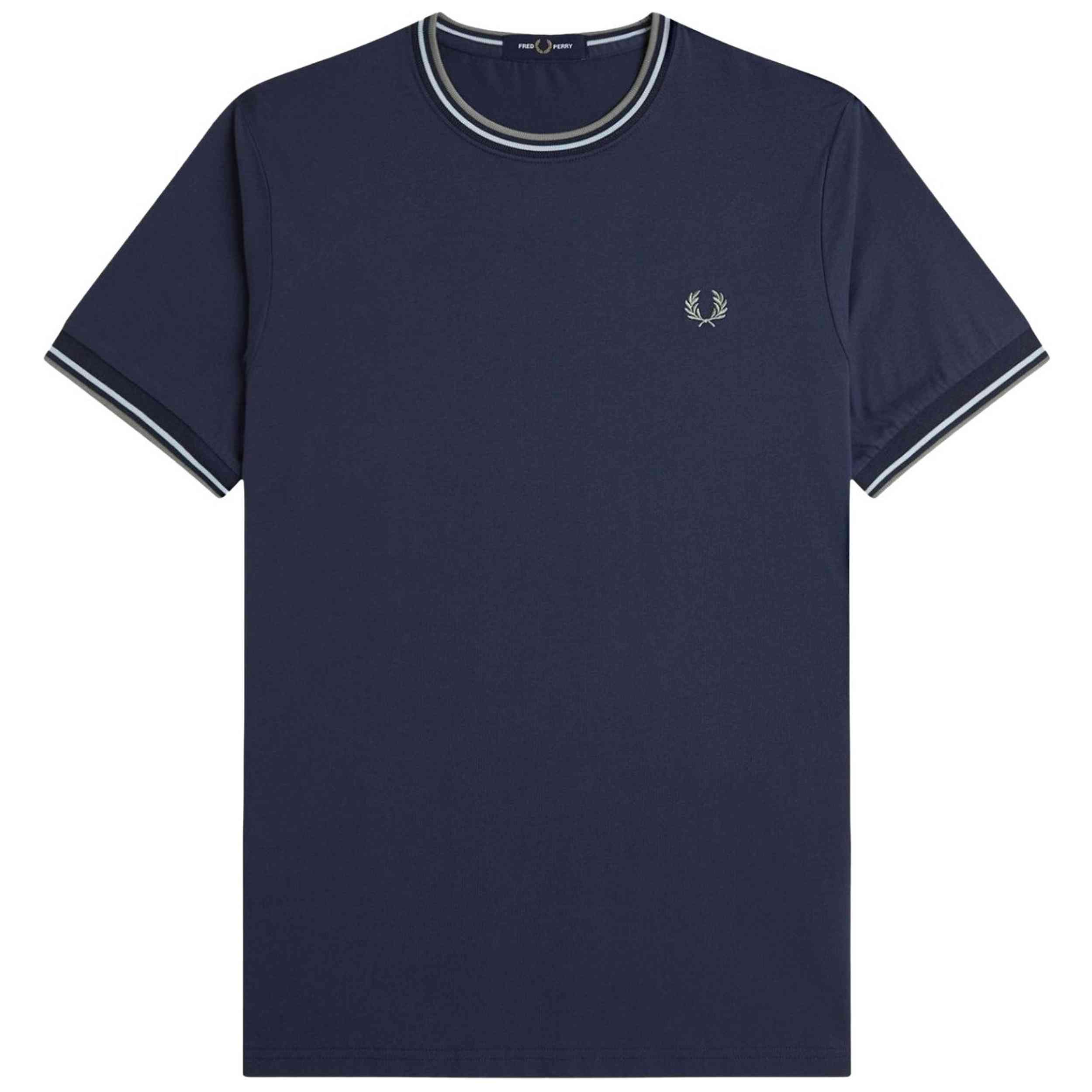 Camiseta De Manga Corta Fred Perry para Hombre en color Azul