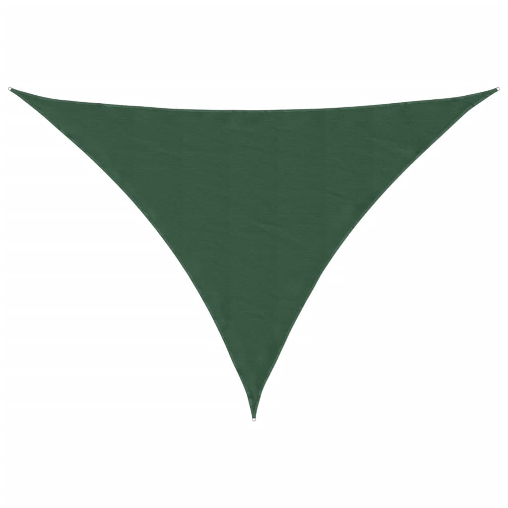 vidaXL Toldo de vela triangular tela Oxford 3x4x4 m Multicolor
