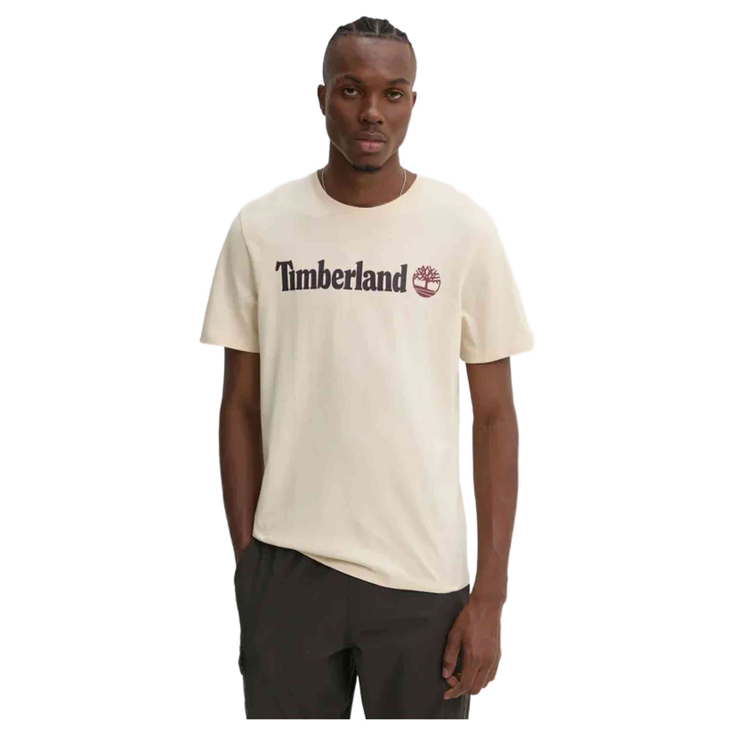 Camiseta Timberland Kennebec River Linear Logo Short Sleeve Hombr