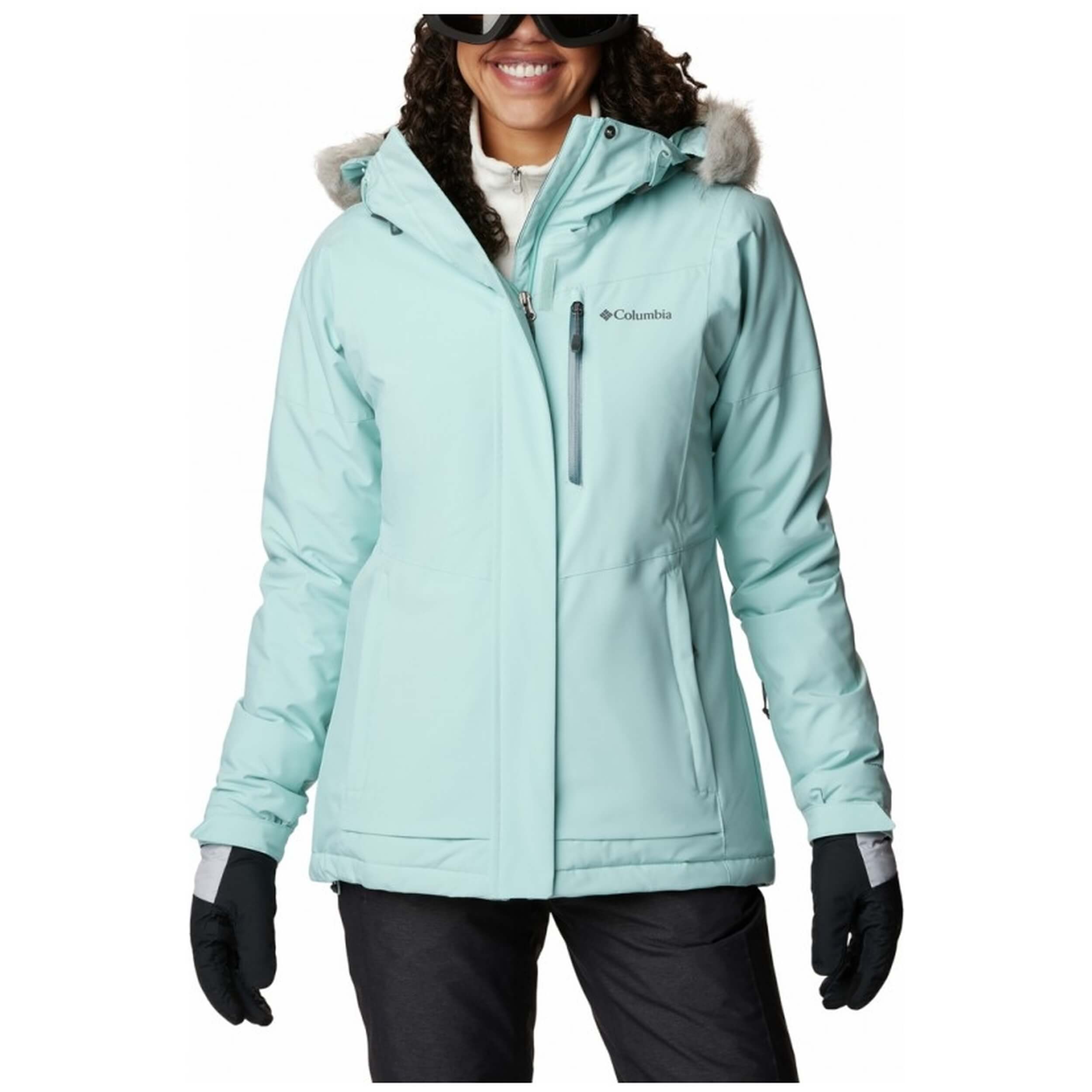 Chaquetas marca Columbia modelo 1910031321 para mujer en color verde