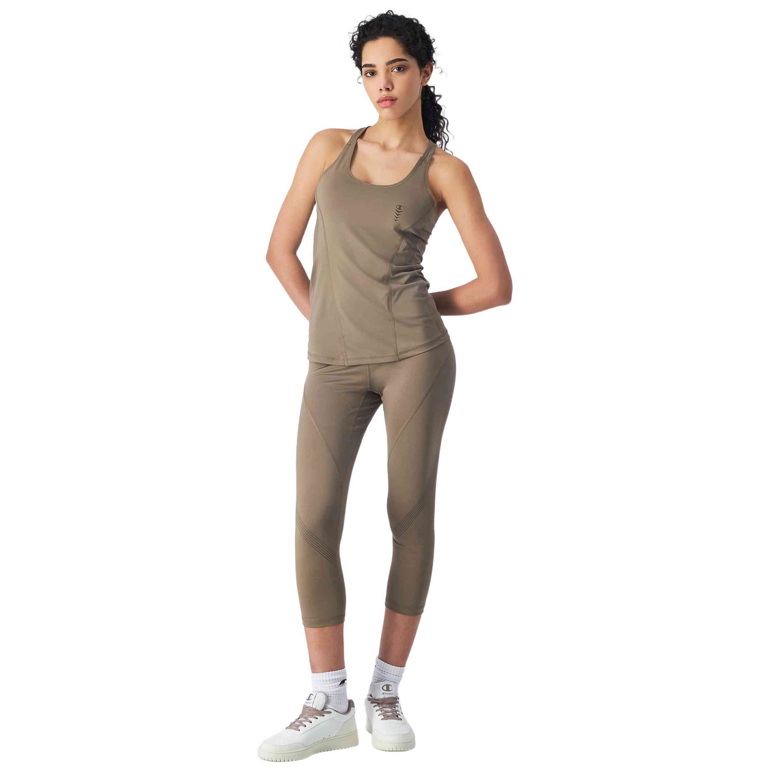 Camisetas De Tirantes Champion modelo 117183-MS051 para Mujer en color Beige