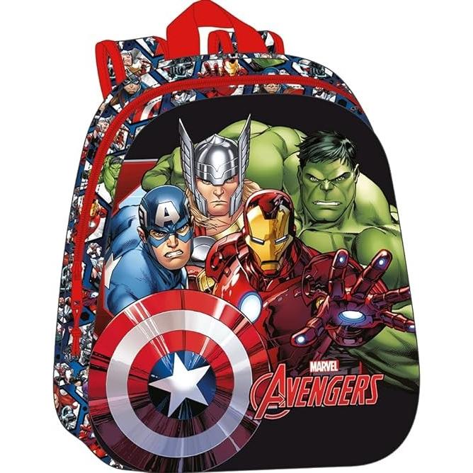 Safta Mochila 3D Avengers Producto Oficial Escolar Infantil
