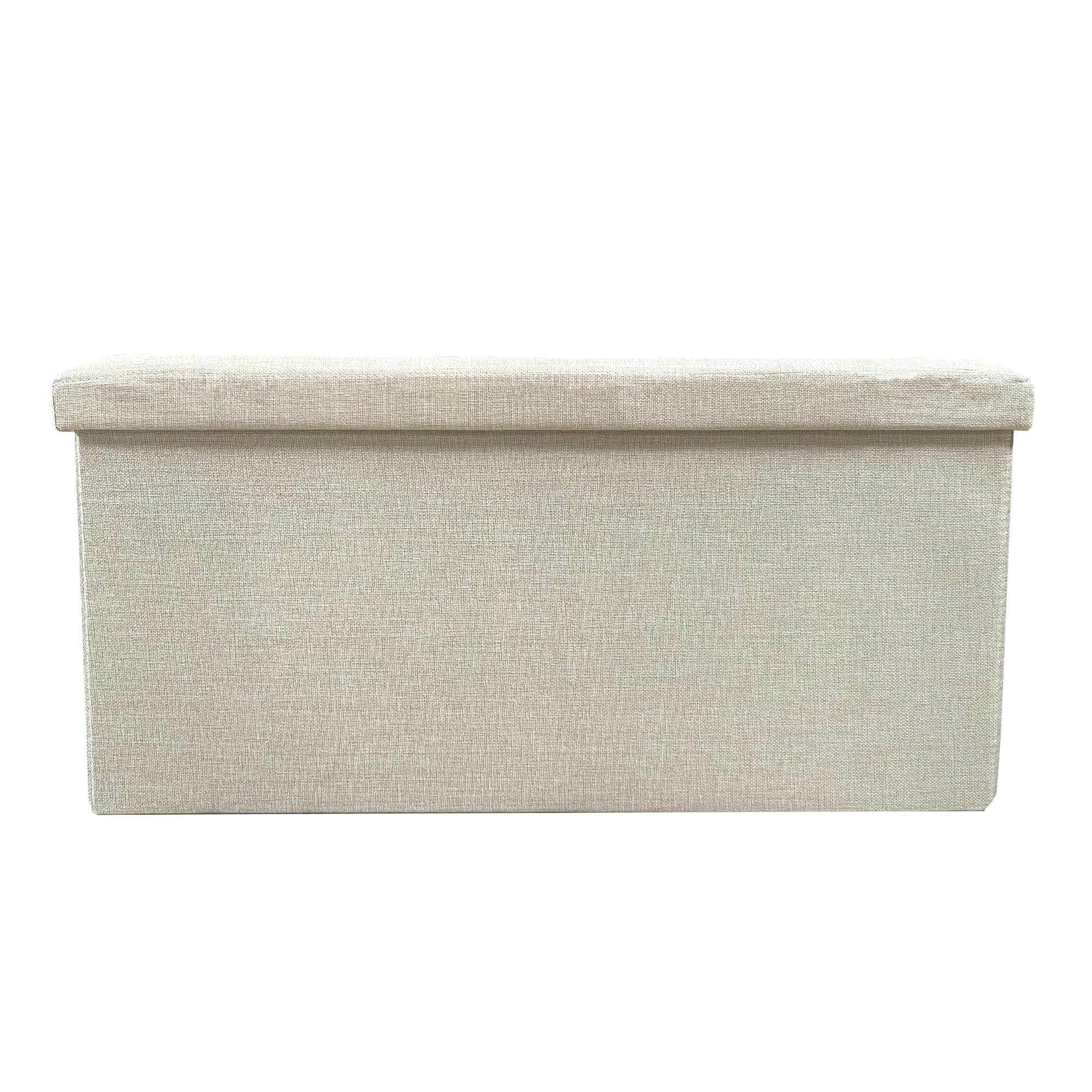 Puff Ottoman Rectangular Tela Plegable 76X38X38Cm  Nyana Home  Gran Almacenaje  Estilo Otomano  Tela Resistente
