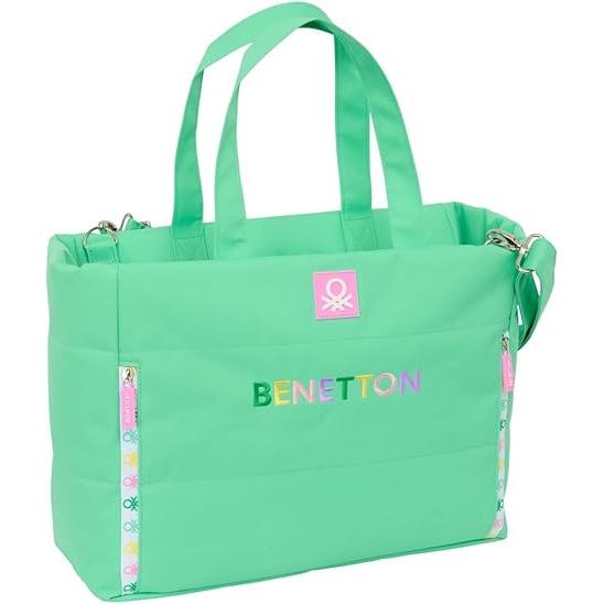 Bolso Con Bolsillo Para Portatil 14,1'' Benetton Mint 54X17X31Cm