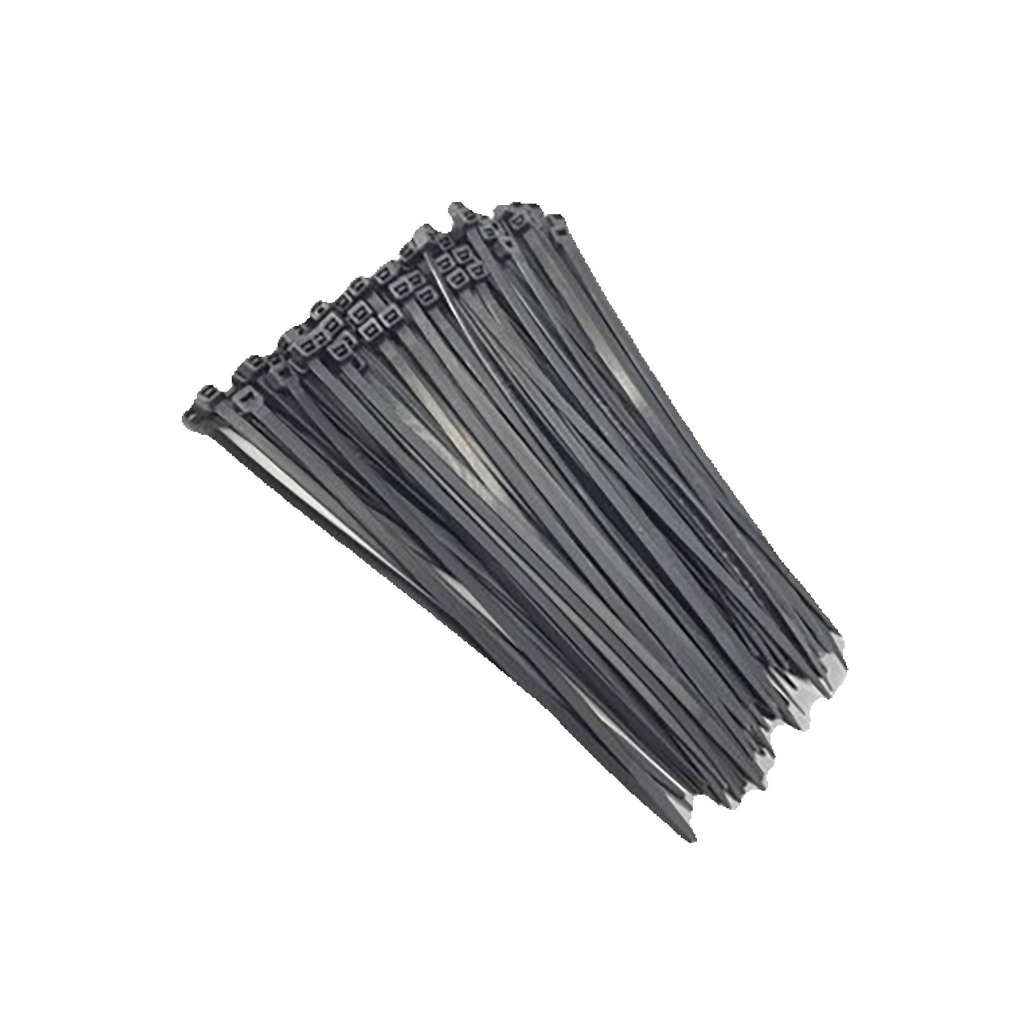 ORION91® - Unidad - Bridas de nailon negras de 3,6 x 300 mm, bolsa de 50 - spaziOrion91