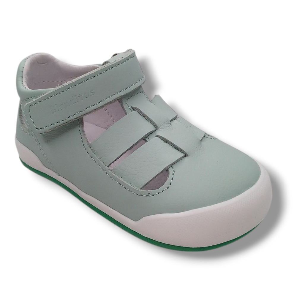 Blanditos by Crio's Sandalia Cerrada Niño Crios OCEANO VERDE25V 7801 VERDE Respetuoso calzado niños Blanditos Summer ROYALE CORDONETS
