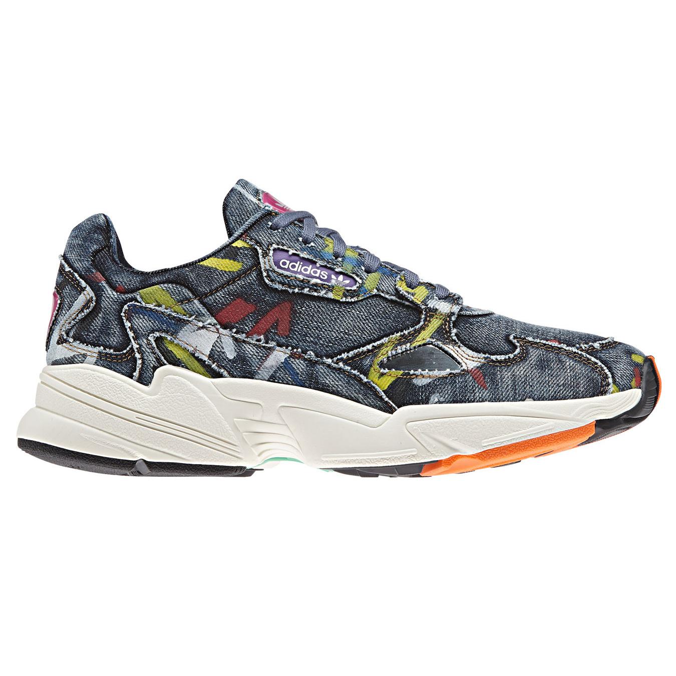 Zapatillas Deportivas para Mujer ADIDAS Falcon en Tejido CG6249 - Colección Falcon, Zapatilla Falcon, Color Supplier Colour/Supplier Colour/Off White, Torsion System y Suela de Goma, Cierre de Cordones