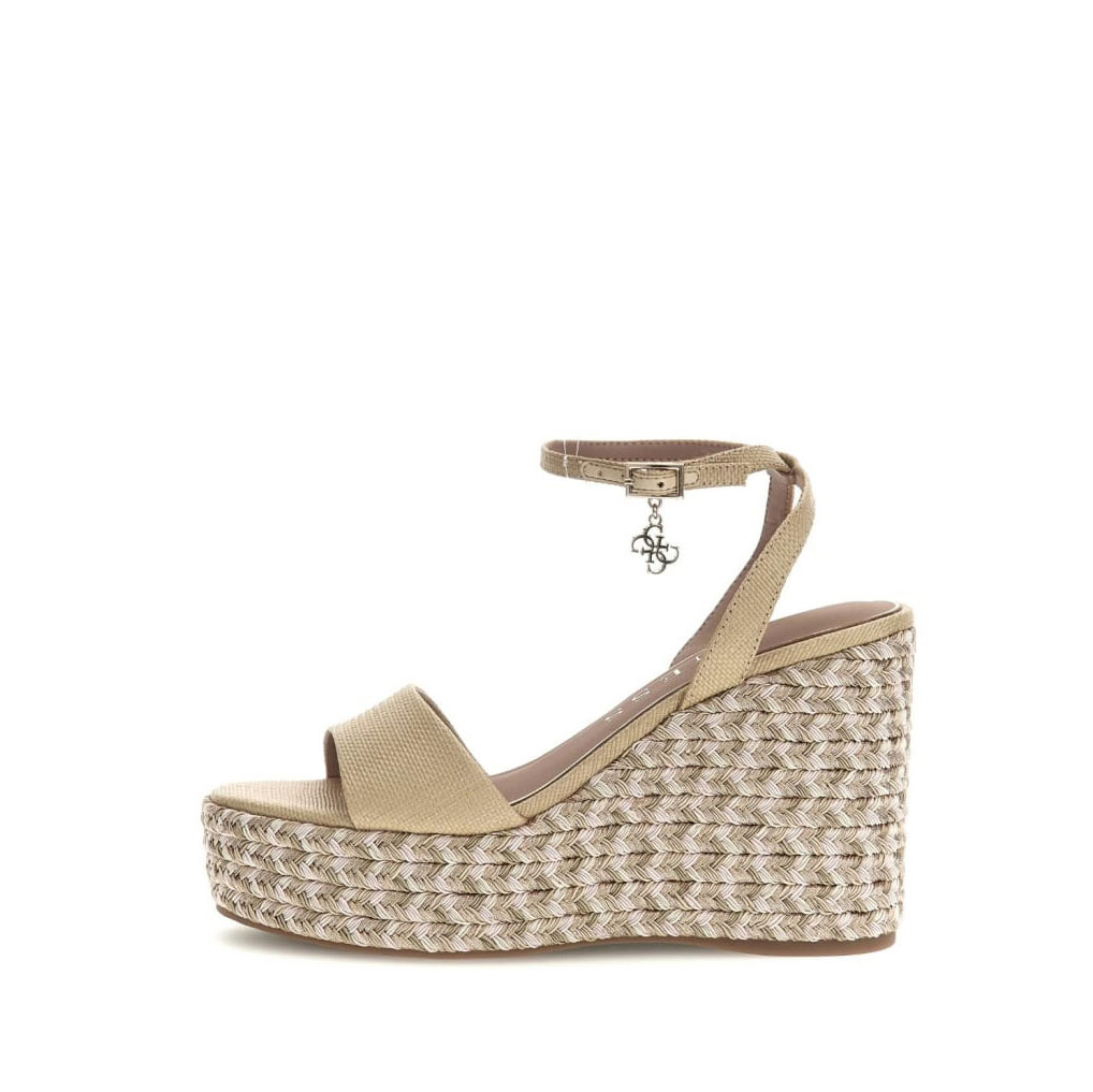 Guess Cuña Beige FLJERL ELE04-NATU , para Mujer