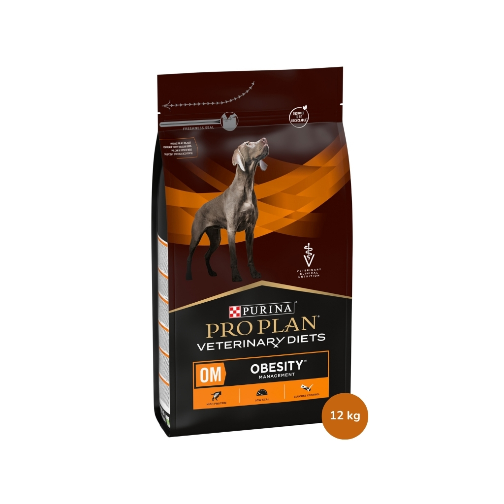 Purina Pro Plan Veterinary Diets – Pienso para perros adultos Purina Pro Plan Obesity Management Dietas Veterinarias. 12 Kg