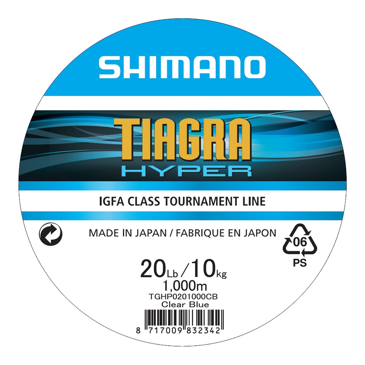 Hilo Monofilamento Para Curricán De Competición Tiagra-Hyper Troll Igfa 1000 M TGHP0201000CB