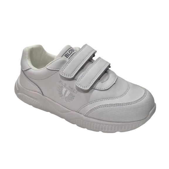 Pablosky - Zapatillas deportivas para niños y niñas modelo 903900, blancas y cómodas para entrenamiento y uso diario en actividades físicas