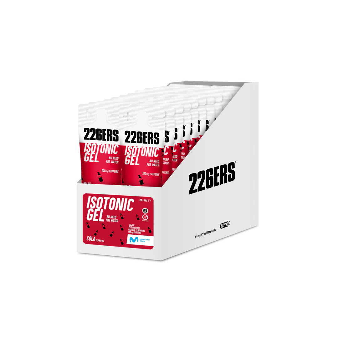 226ERS ISOTONIC GEL CAJA 24 GELES X 60 ML: GEL ENERGÉTICO ISOTÓNICO