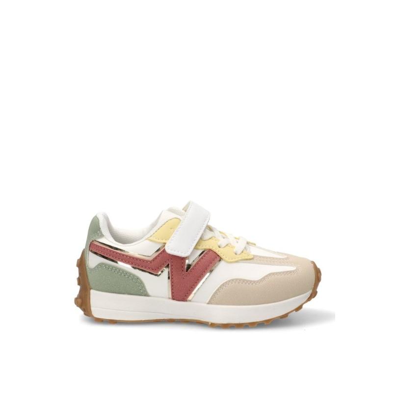 Zapatillas Casual Luna Kids - Niña - Suela Plana - Modelo Rbs1649 - Color Multicolor
