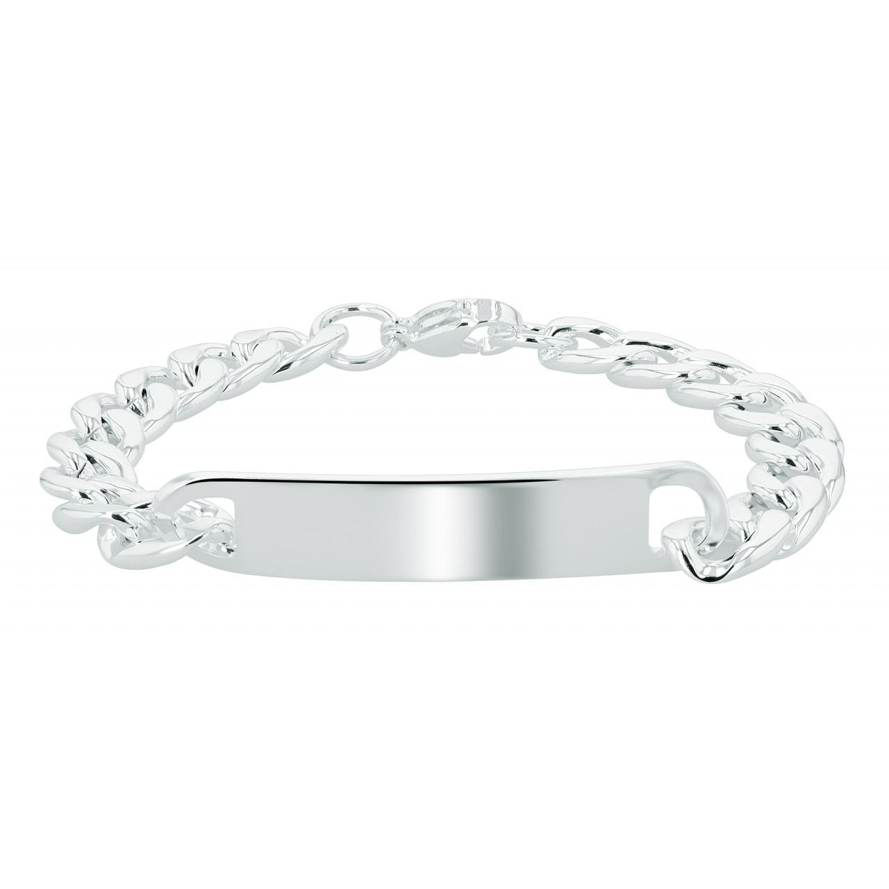 Akzent® Pulsera Prateada em Aço Inoxidável - 0634