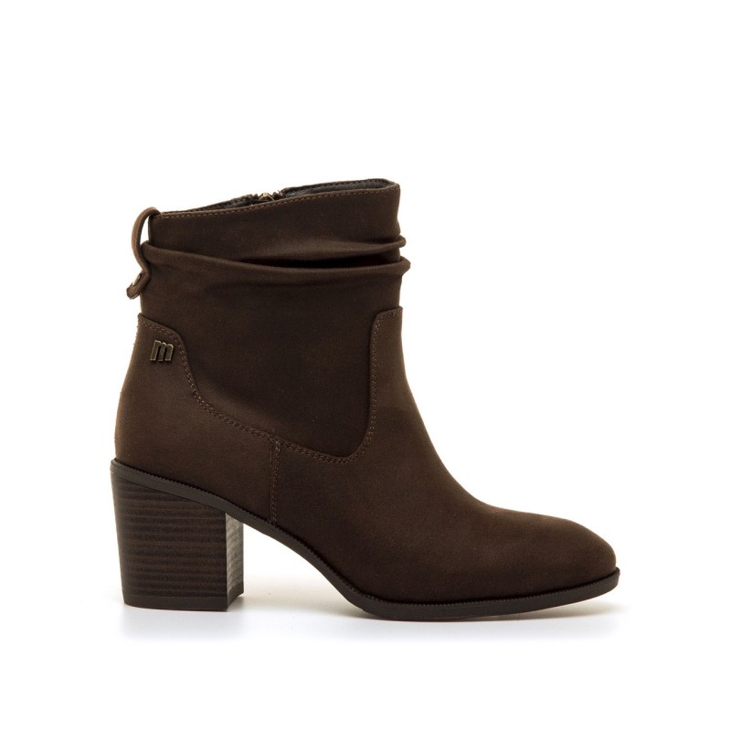 Botines casual  mujer MUSTANG 59501 C54842 BOTIN ARRUGADO MOKA 40263 26I