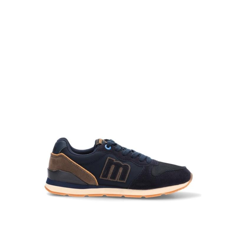 Zapatillas Casual Mustang - Hombre - Suela Plana - Modelo 84467 - Color Marino