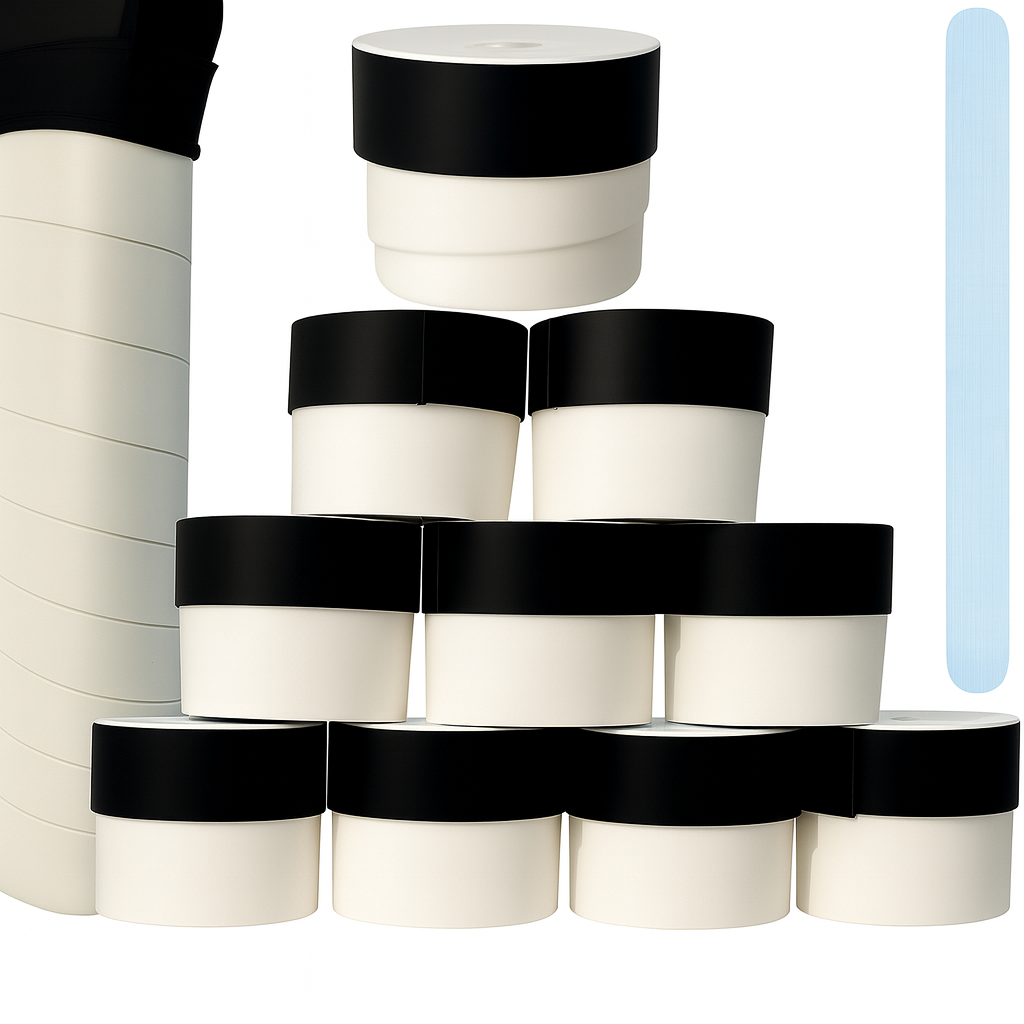10 Overgrips Padel Blanco Grip Padel y Tenis Absorbente - Empuñadura para Mejorar Agarre en Raqueta y Palas - Grips Accesorios Pádel + Protector Pala de Padel Transparente - Padel Gripping Adherente