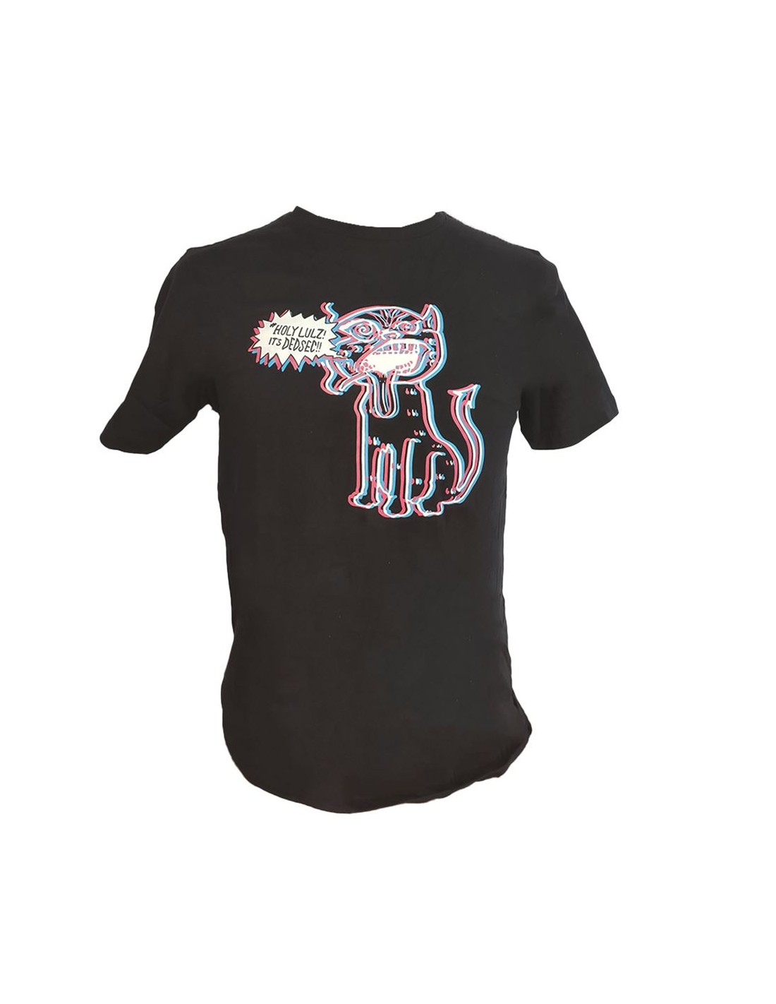 Camiseta Negra Watch Dogs 2 Holy Luiz T-S