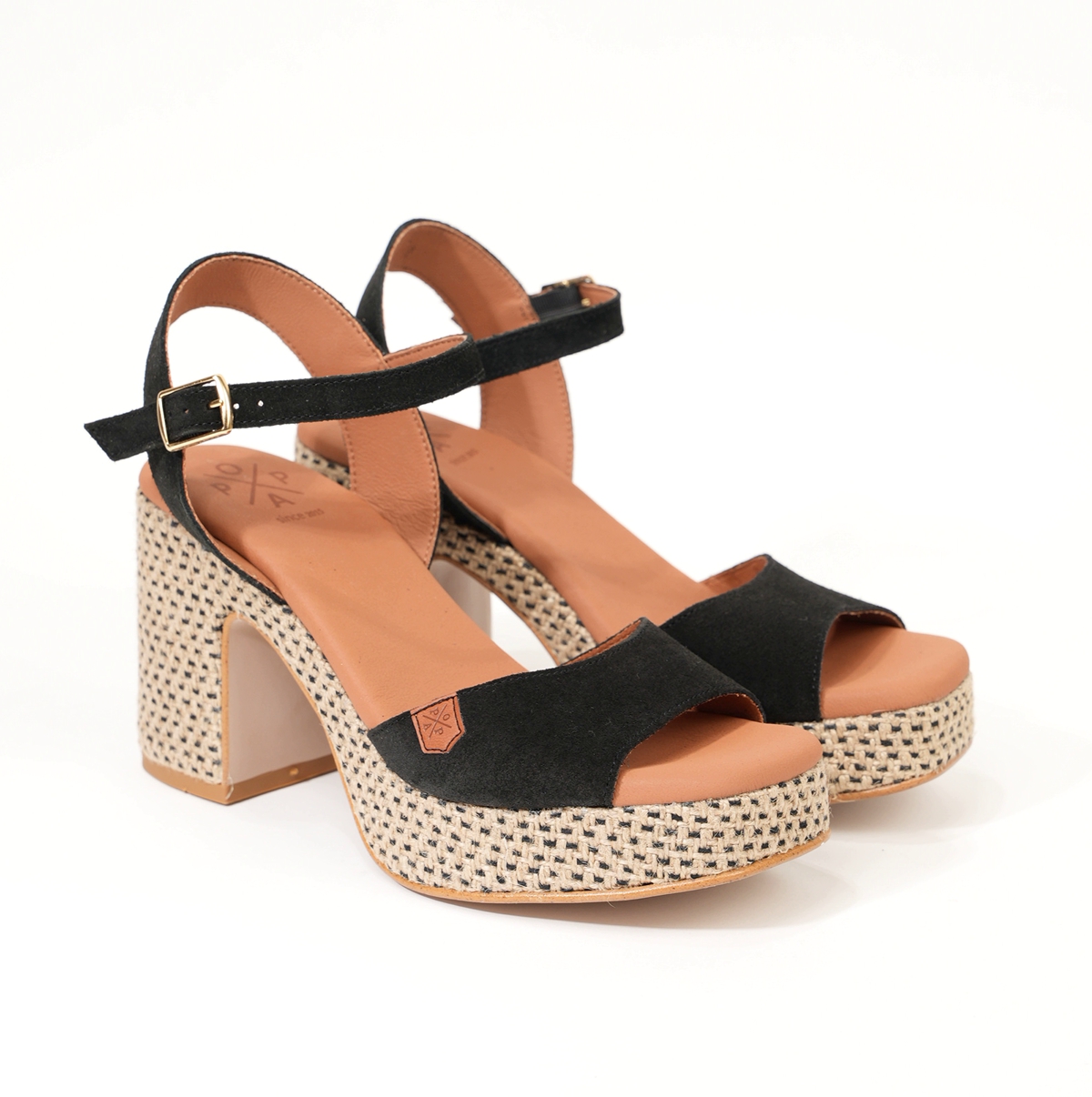 Tacones Popa en color Negro