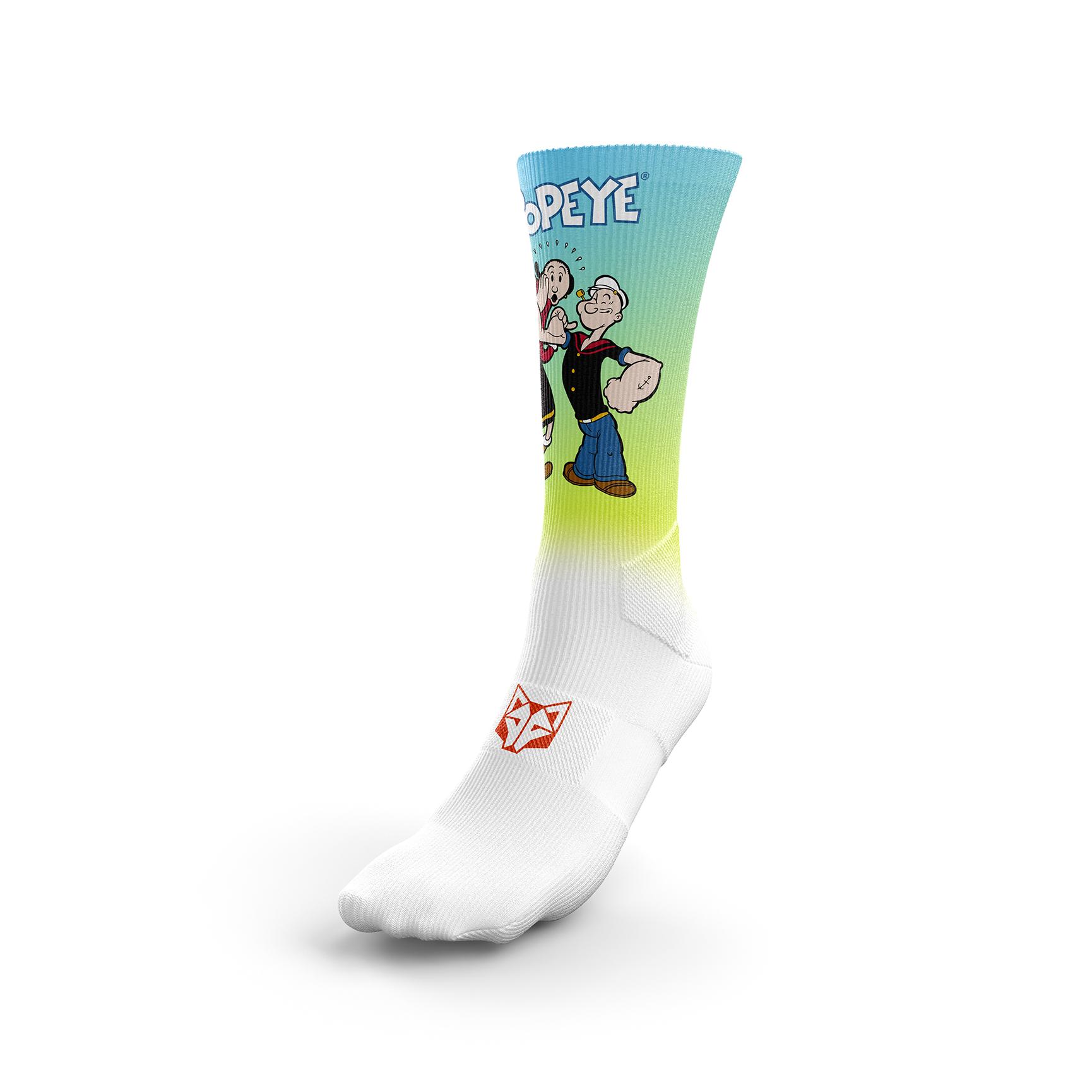 Calcetines Hombre Deportivos OTSO Ultra Ligeros, Transpirables y Sin Rozaduras – Running, Gym, Ciclismo... - Muchos Diseños Disponibles (Popeye, Dragon Ball, …) y Más Diseños super Originales
