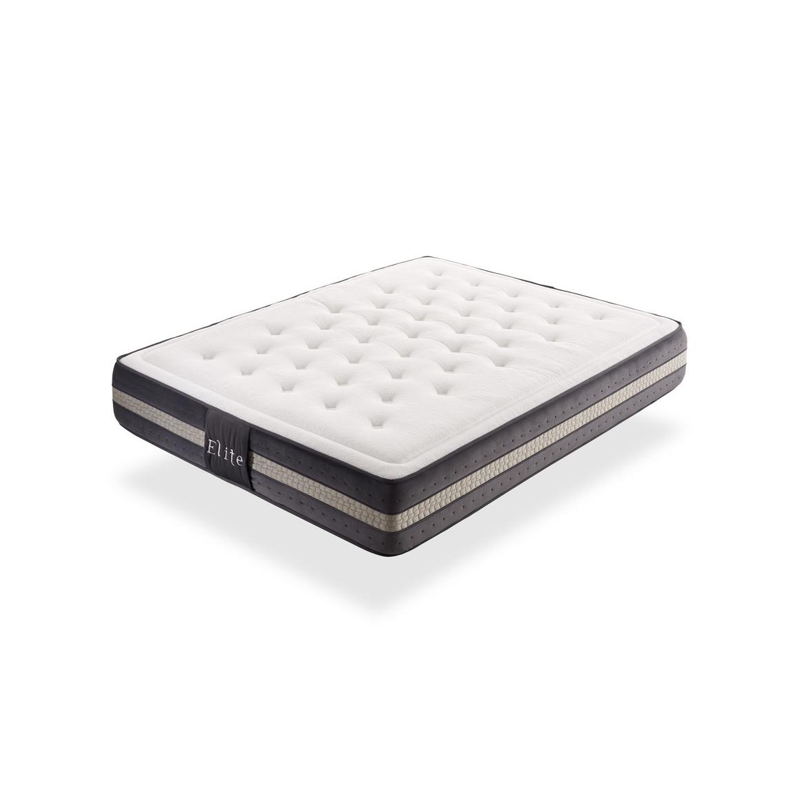 IKON SLEEP - Colchón Elite Wellness con muelles ensacados y viscoelástica con gel, 31 cm, frescor y soporte ergonómico para dormitorio