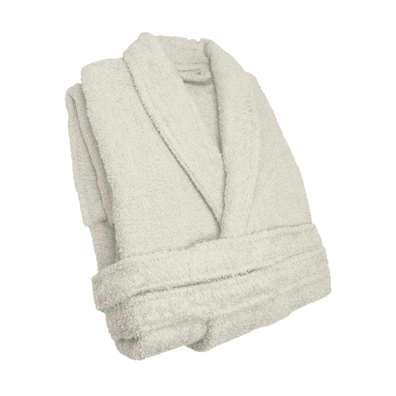Albornoz de baño de Algodón cardado sin capucha. 100% Algodón premium Densidad 380gr. Disponible en varios colores. Tejido ultra suave y absorbente. Tamaños  M, L, XL y XXL