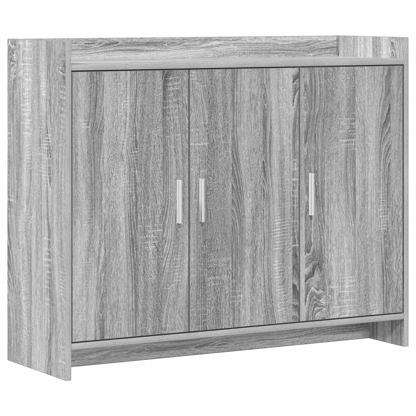 vidaXL Aparador 98,5 x 33 x 80 cm Madera de ingeniería Multicolor