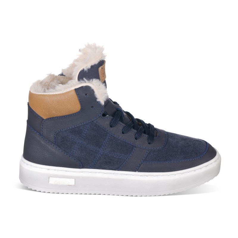 DEPORTIVO EN PIEL - CASUAL - DETALLE DE PELO - CHETTO