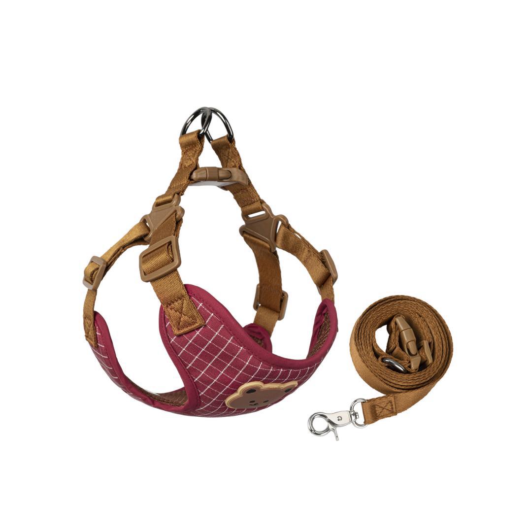 TK Set De Arnés Y Correa Para Perros Y Gatos Pequeños Y Medianos Transpirable Con Cinturón Para Pecho Para Chihuahua Y Bulldog Francés Suministros Para Mascotas