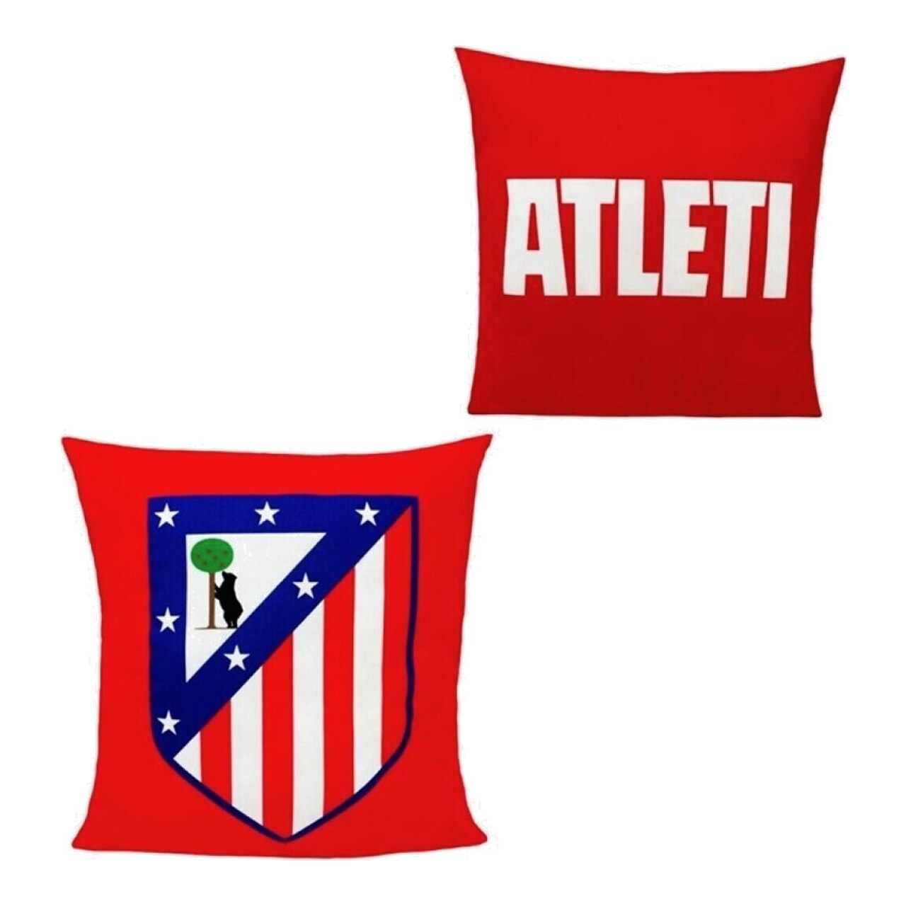 Cojín Cuadrado Con Escudo Atlético-De-Madrid 40 Cm 173281