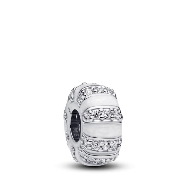 Pandora Charm de Clip en plata de ley Gemas y Esmalte 793785C01 , para Mujer