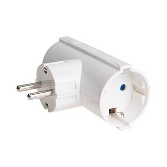 SOLERA 986 ADAPTADOR 2tomas T/T lateral 16A 250V ADoceVoltios