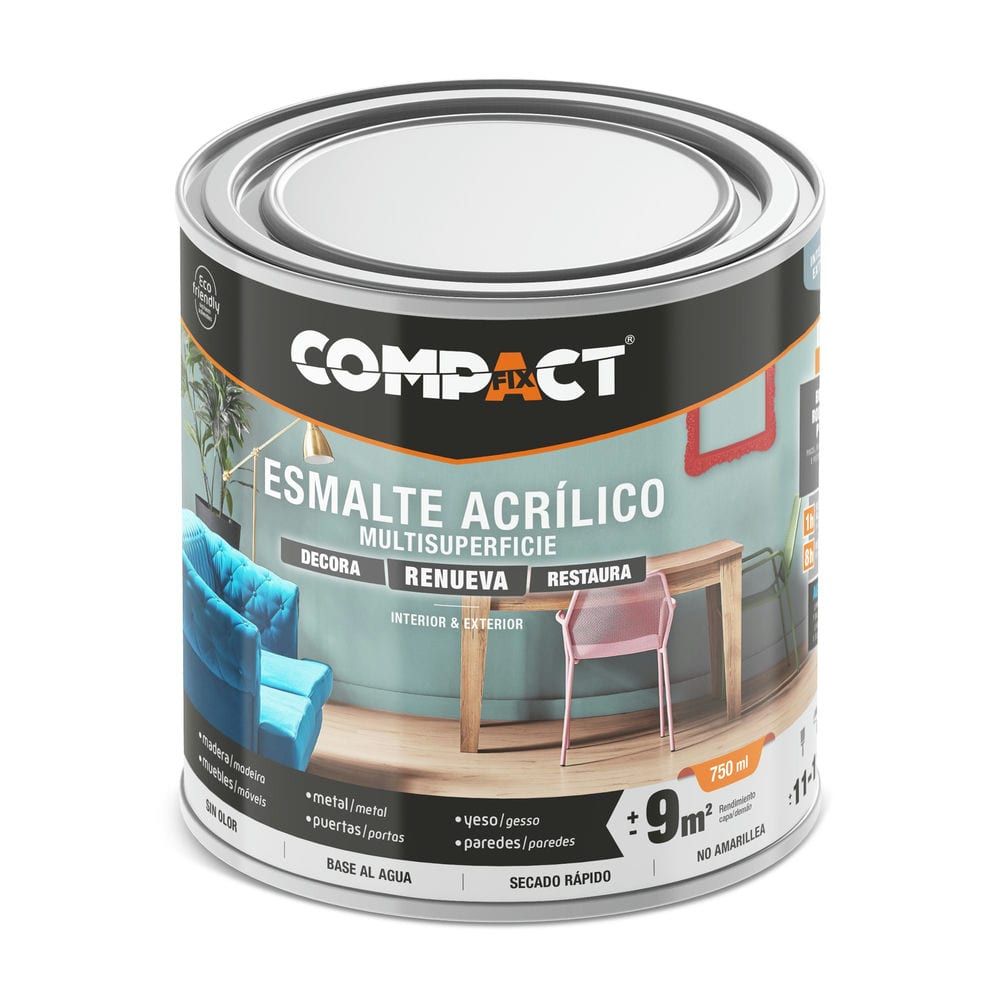 Esmalte Acrílico Brillante 750 ml